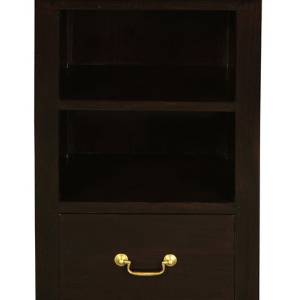 Tasmania 1 Drawer Lamp table (Chocolate)