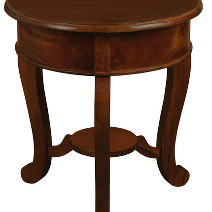 Emilia 1 Drawer Lamp Table (Mahogany)