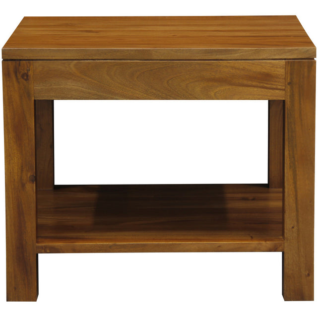 Amsterdam Lamp Table 60 x 60 cm (Light Pecan)