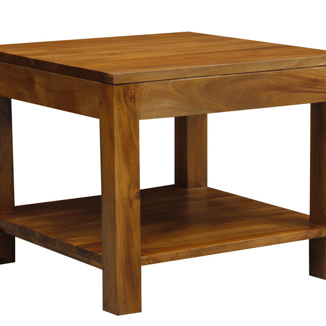 Amsterdam Lamp Table 60 x 60 cm (Light Pecan)