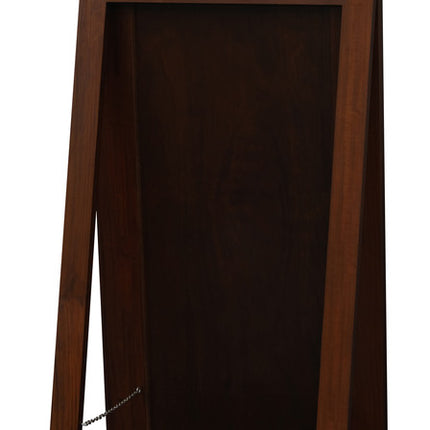 Toby Solid Mahogany Timber Standing Mirror (Mahogany)