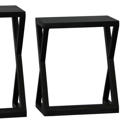 Z Style Nest of Table (Black)