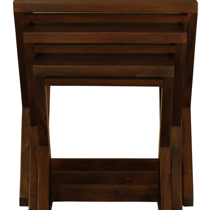 Z Style Nest of Table (Mahogany)