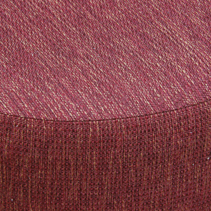 Round Ottoman (Cherry Red)