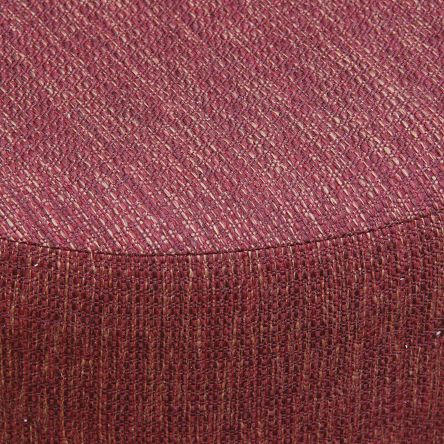 Round Ottoman (Cherry Red)