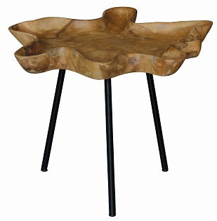 The Loft Teak Tray Shape Side Table