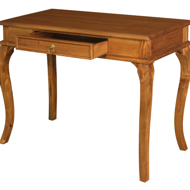 Queen Ann 1 Drawer Sofa Table (Light Pecan)
