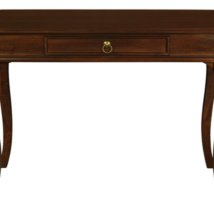Queen Ann 1 Drawer Sofa Table (Mahogany)