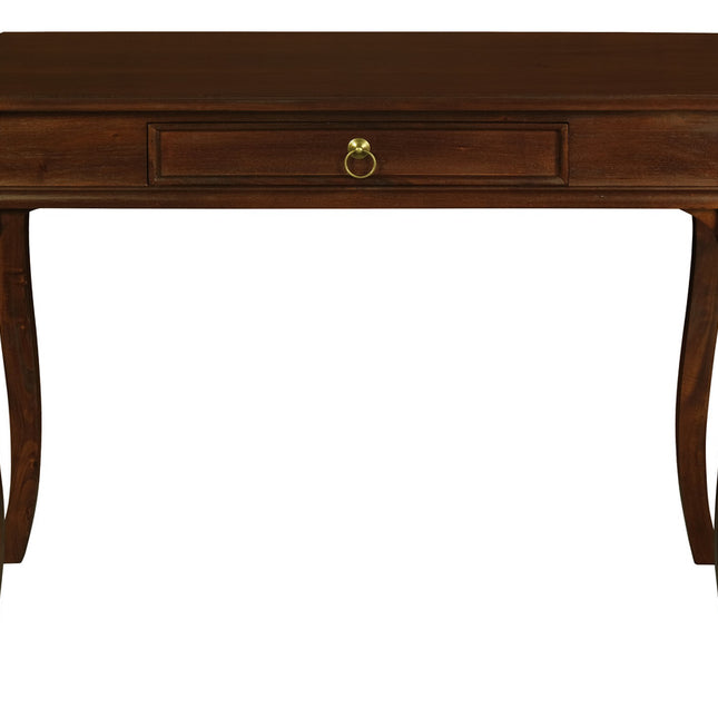 Queen Ann 1 Drawer Sofa Table (Mahogany)