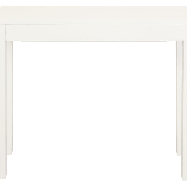 Amsterdam 1 Drawer Sofa Table (White)