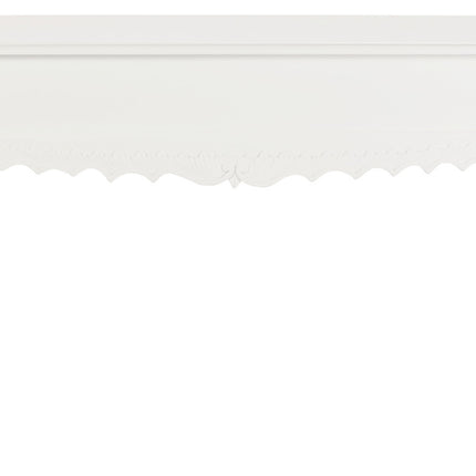 Seine 2 Drawer  Carved Sofa Table (White)