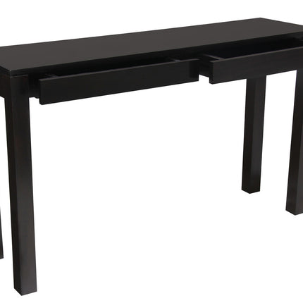 Amsterdam 2 Drawer Sofa Table (Chocolate)