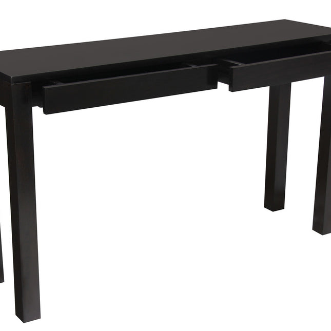 Amsterdam 2 Drawer Sofa Table (Chocolate)