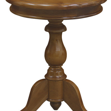 Milano Round Wine Table (Light Pecan)