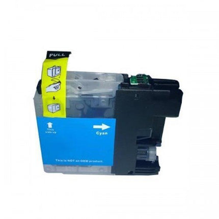 Compatible Premium Ink Cartridges LC133C XL High Yield Cyan  Inkjet Cartridge - for use in Brother Printers