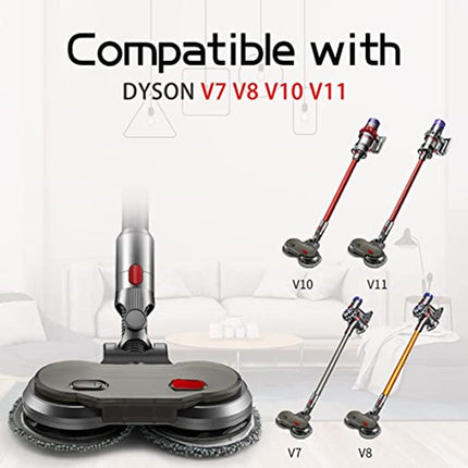 Electric Motorised Mop For Dyson V7 V8 V10 V11 Cordless Vacuum Cleaners Wet Dry