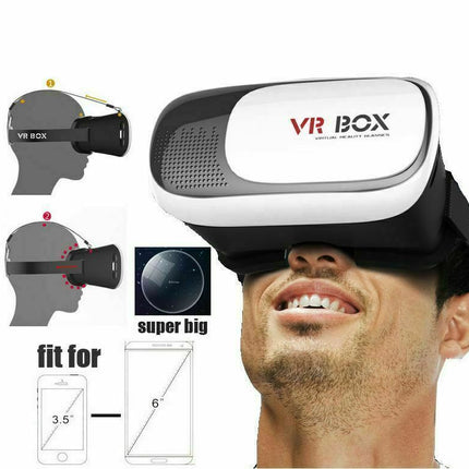 3D VR BOX Headset 2.0 Virtual Reality Glasses Goggles for Android smartphone