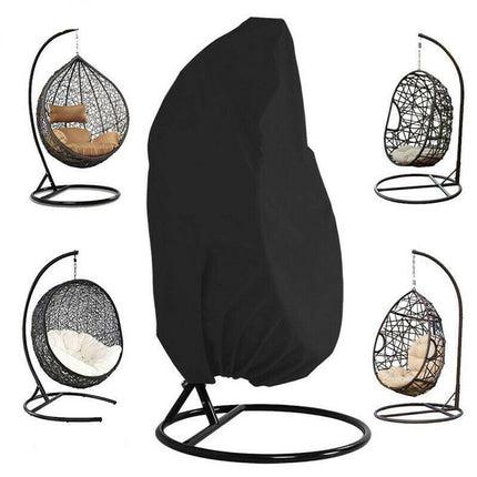 Waterproof Hanging Swing Egg Chair Cover With Zipper Outdoor Furniture Protector