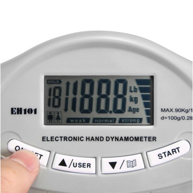 Digital Dynamometer Hand Grip Strength Muscle Tester Electronic Power Measure