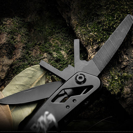 All in one Steel Multitool Camping tool Folding Pliers / multi tool pocket knife