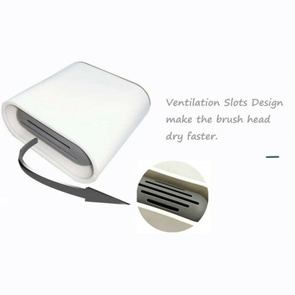 2PCS Bathroom Silicone Bristles Toilet Brush with Holder Creative Cleaning Brush