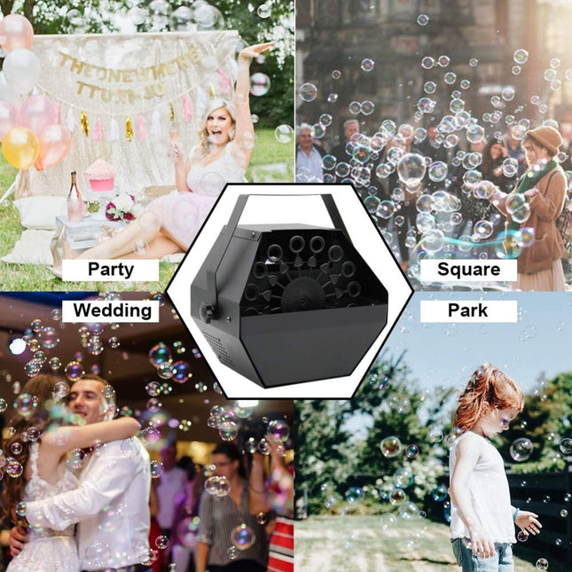 Electric Automatic Bubble Machine Bubble Blow Maker Gift Party Stage Wedding