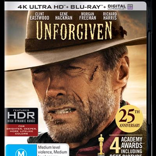 Unforgiven - 25th Anniversary Edition | Blu-ray + UHD + UV UHD