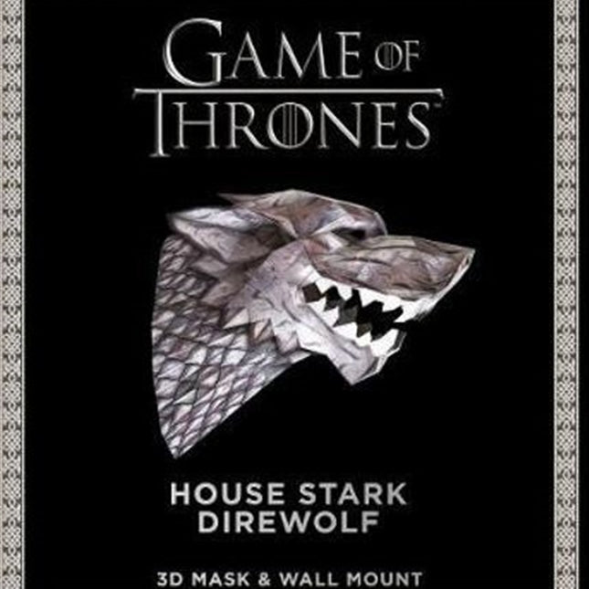 Game Of Thrones Mask And Wall Mount - House Stark Wolf