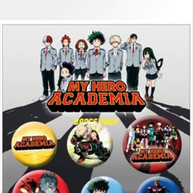 My Hero Academia Mix Badge 6 Pack