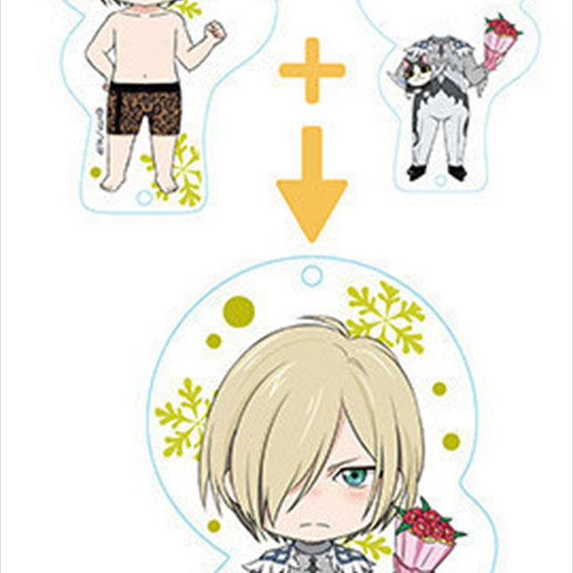 Yuri!!! On Ice Nendoroid Plus Dress Up Acrylic Key Ring: Yuri!!! On Ice (Yuri Plisetsky)