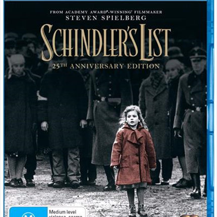 Schindler's List - 25th Anniversary Edition Bonus Disc Blu-ray