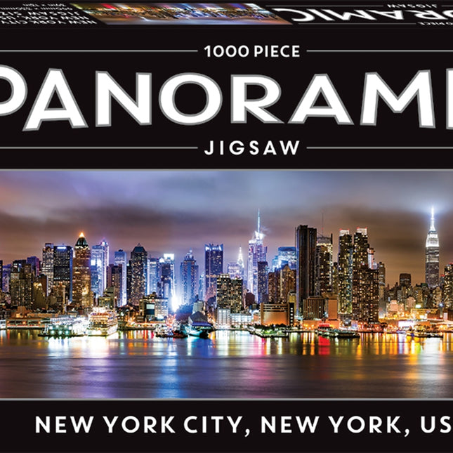 New York City, New York, USA 1000 Piece Panoramic Jigsaw Puzzle