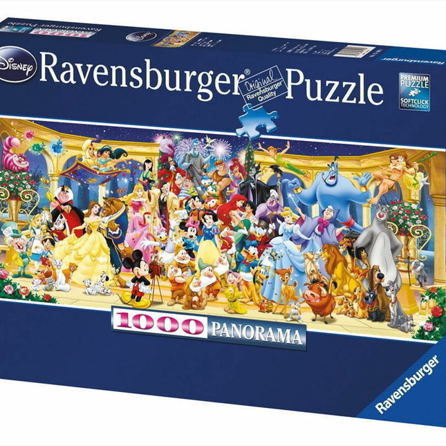 Ravensburger - Disney Characters Panorama Puzzle - 1000 Pieces