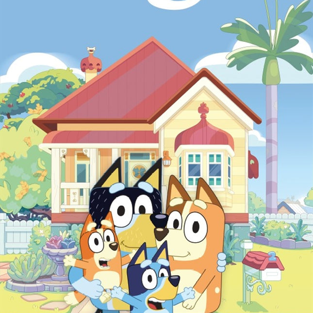 Bluey Family House Poster