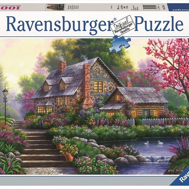 Ravensburger - 1000pc Romantic Cottage Jigsaw Puzzle
