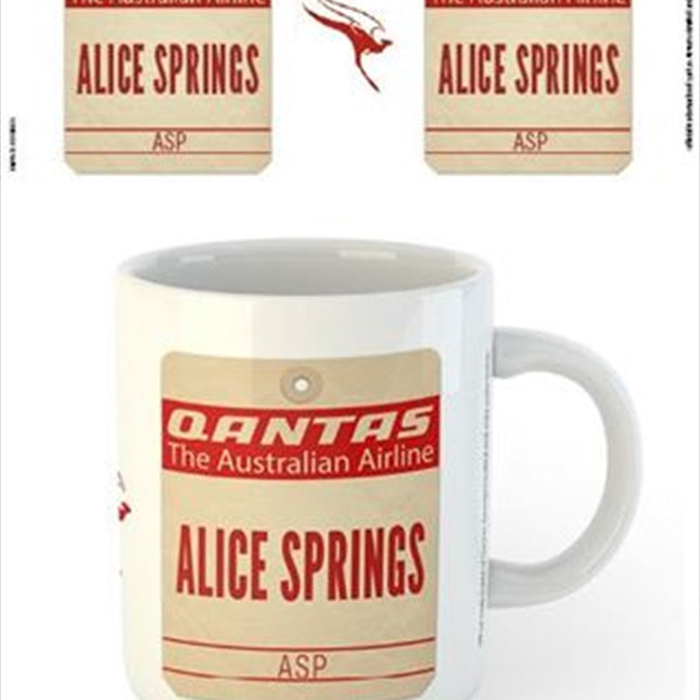 Qantas - Alice Springs Destination Tag