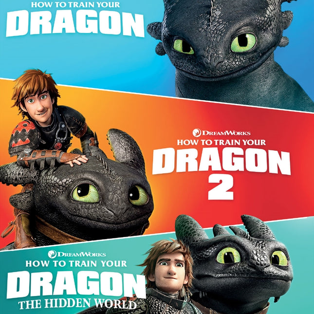 How To Train Your Dragon 1-3 DVD