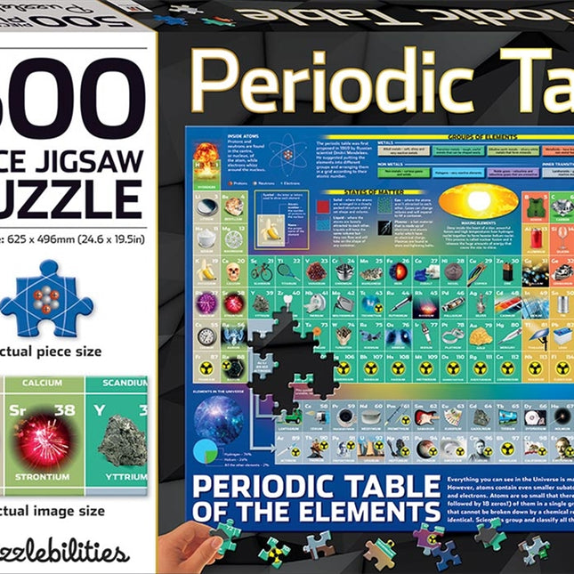 Periodic Table 500-piece Jigsaw Puzzle