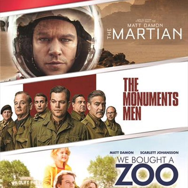 Martian / The Monuments Men / We Bought A Zoo, The DVD