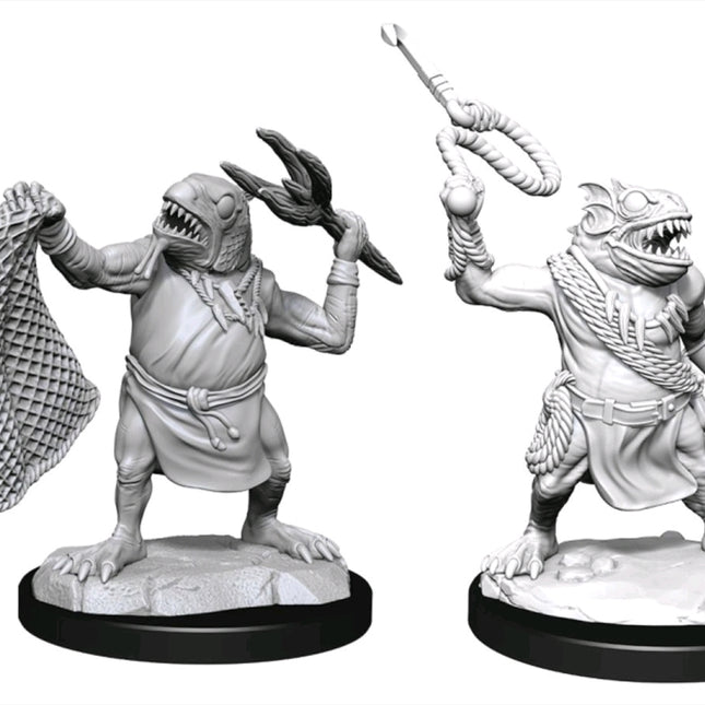 Dungeons & Dragons - Nolzur's Marvelous Unpainted Miniatures: Kuo-Toa & Kuo-Toa Whip