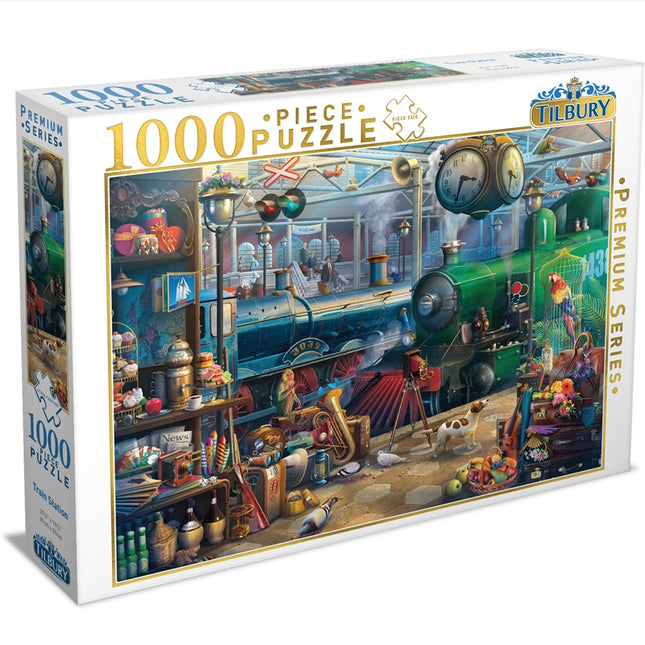 Train Station 1000 Piece Puzzle