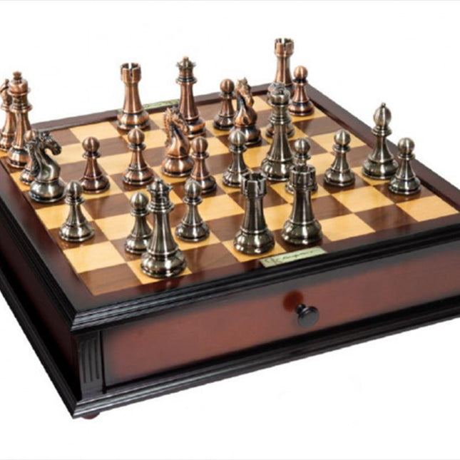 Kasparov Grandmaster Silver & Bronze Chess Set