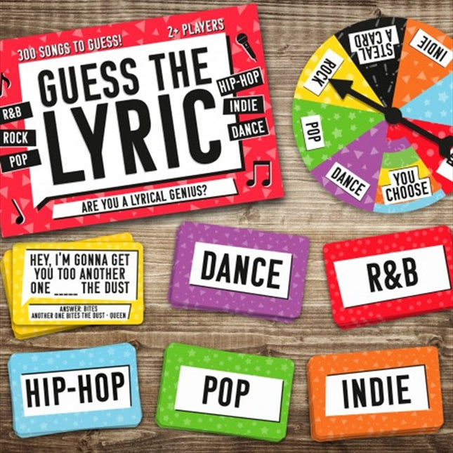 Guess The Lyric Card Game