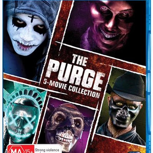 Purge / The Purge - Anarchy / The Purge - Election Year / The First Purge / The Forever Purge | 5 Mo Blu-ray