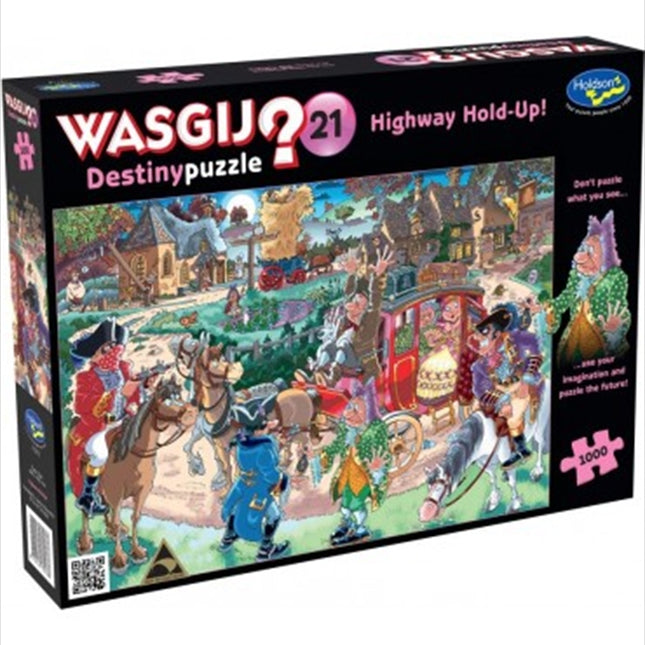 Wasgij Destiny 21 Highway Hold Up 1000 Piece Puzzle
