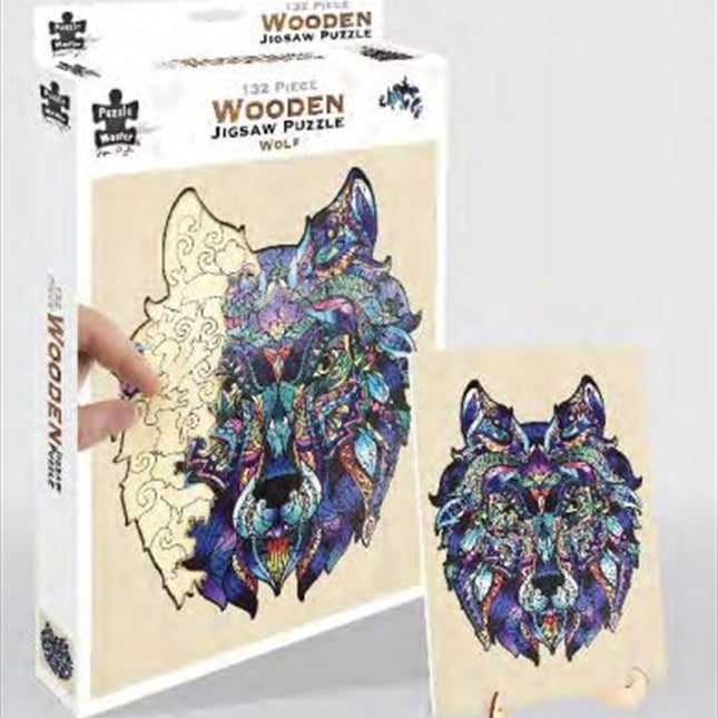 Wolf 132 Piece Wooden Puzzle