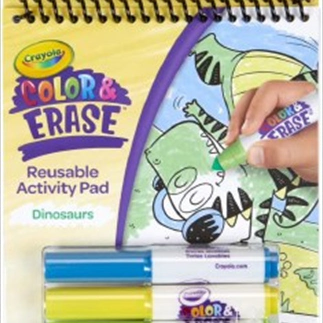 Crayola Colour And Erase Dinosaurs Reusable Pad