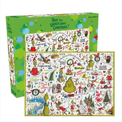 Grinch Collage 1000 Piece Puzzle