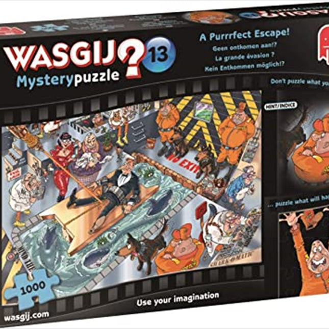 Wasgij 1000 Piece Puzzle - Mystery A Purr-Fect Escape