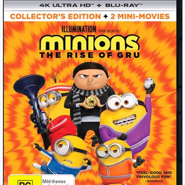 Minions - The Rise Of Gru | Blu-ray + UHD - Collector's Edition - + 2 Mini-Movies UHD
